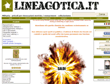 Tablet Screenshot of lineagotica.it